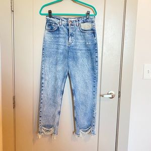 Zara mom fit jeans size 6 worn once